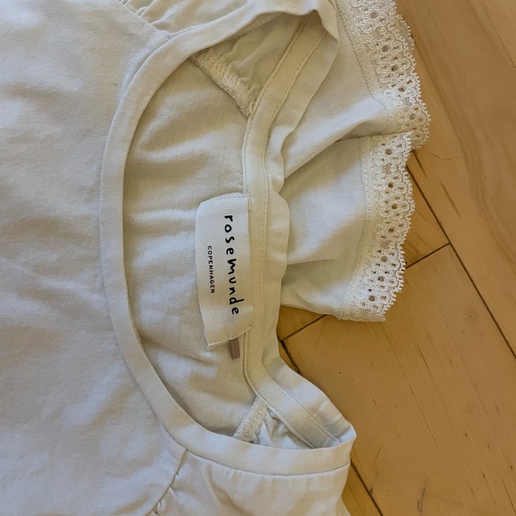 Rosemunde Copenhagen raglan shirt off-white - Picture 4 of 6